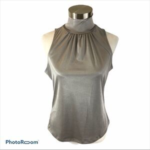 Stephen‎ and Casey Silver Sleeveless Tank Top Large